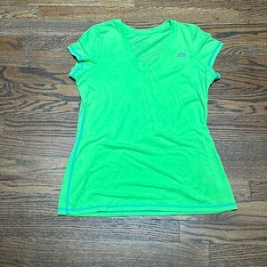 Marika Performance Green V-Neck
